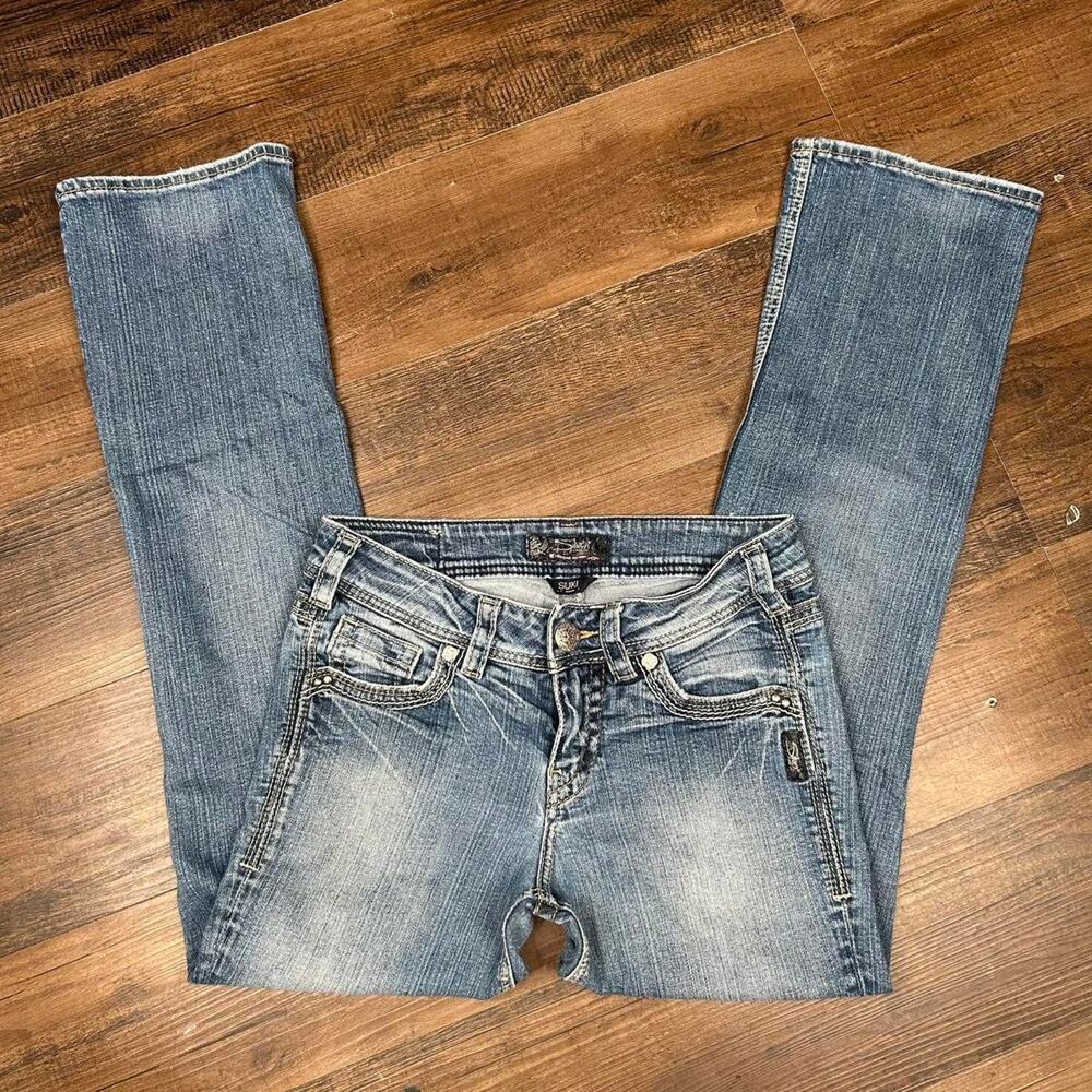 2000s y2k Silver Jeans Co. Low Rise Suki Style Wide Leg Flare Jeans